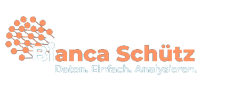 logo, Bianca Schuetz, Daten, Einfach, Analysieren, tuerkis